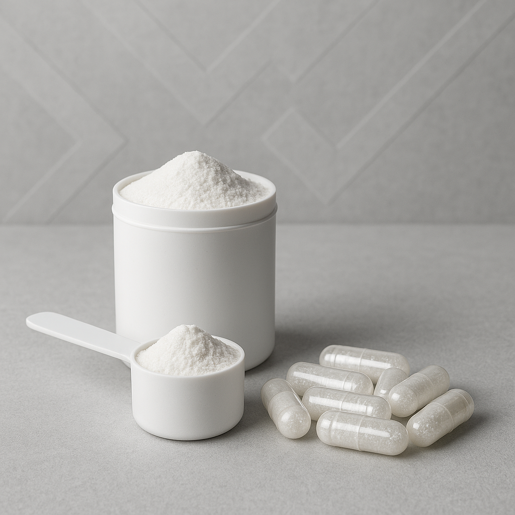Amino Acids supplements displayed for muscle recovery and performance