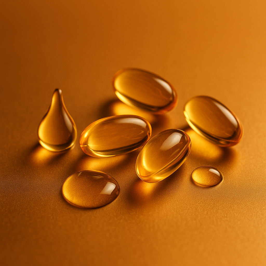 Lipid supplements displayed for heart health and wellness support