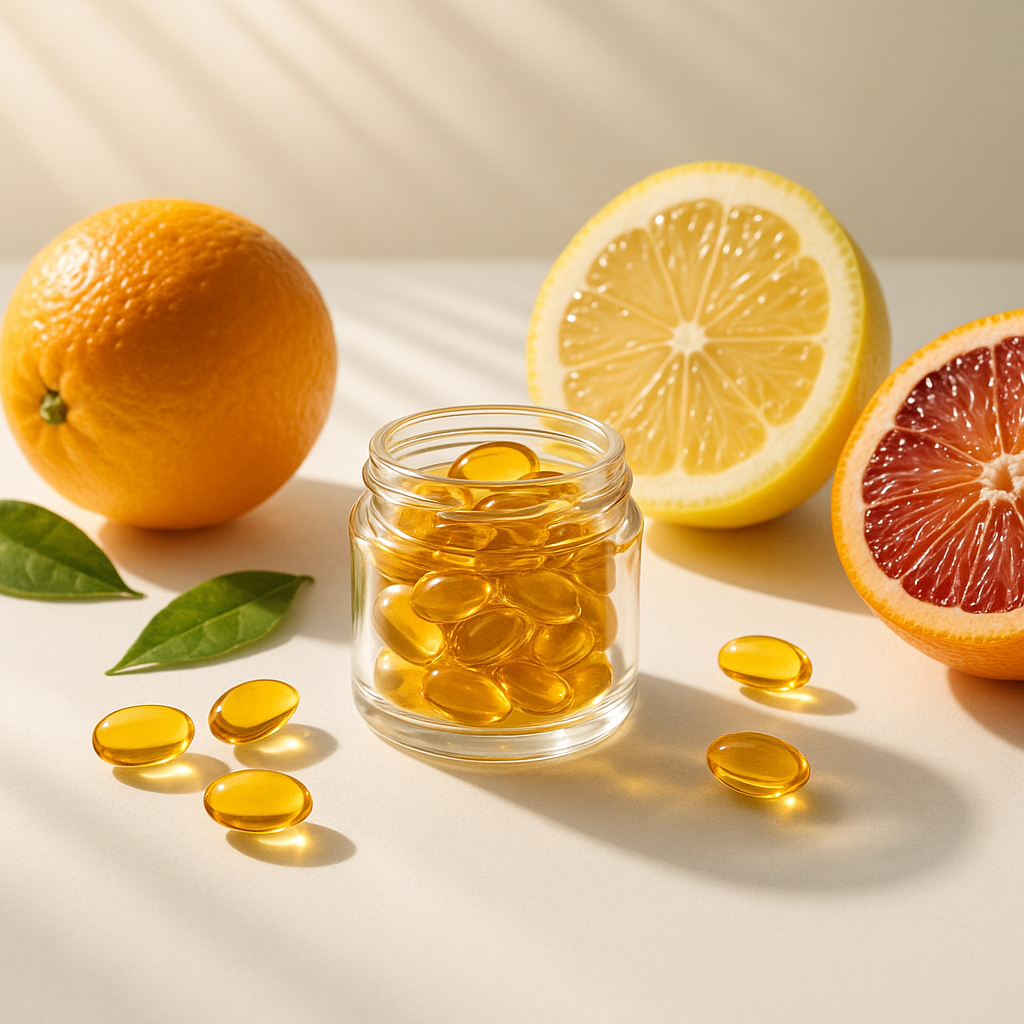 Assortment of vitamins in bottles highlighting health support