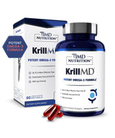 1MD Nutrition KrillMD Krill Oil Capsules 60 count front view