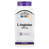 21st Century L-Arginine Male Performance Formula 1000mg tablets front view