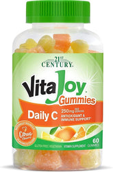 21st Century VitaJoy Daily C Gummies front view with packaging