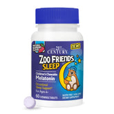 21st Century Zoo Friends Kids Melatonin Chewable Tablets Raspberry front view
