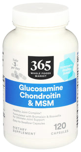 365 by Whole Foods Market Chondroitin Supplement 120 capsules front view