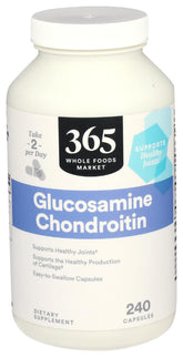 365 by Whole Foods Market Glucosamine Chondroitin Complex 240 capsules front view