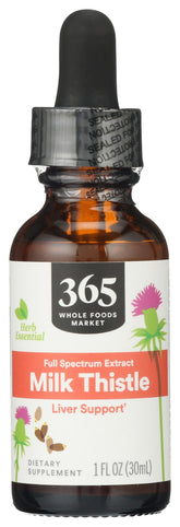 365 by Whole Foods Market Milk Thistle Supplement front view