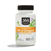 365 by Whole Foods Market Oil of Oregano supplement bottle front view