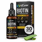 4Ever Beauty Biotin Collagen Aloe Vera Drops 150g front view