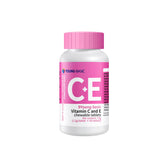 9 YOUNG-BASIC Chewable Vitamin C + E Tablets front view