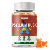 ABYSSUS Psyllium Husk Gummies front view, peach flavour