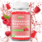 ACEYO Organic Potassium Magnesium Gummies bottle front view