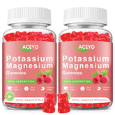 ACEYO Organic Potassium Magnesium Gummies bottle front view