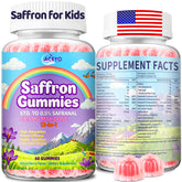 ACEYO Saffron Gummies bottle front view with 60 gummies