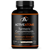 Active Atoms Turmeric Extract 750mg capsules front view