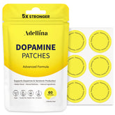 Adellina Mood & Wellness Support Patches front view with packaging