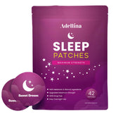 Adellina Sleep Patches front view with packaging