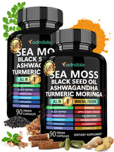 Adndale Sea Moss Capsules 18-in-1 Fusion bottle front view
