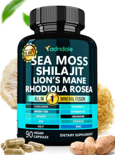 Adndale Sea Moss Capsules front view with packaging