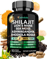 Adndale Shilajit Capsules front view with packaging