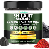 Adndale Shilajit Gummies front view with packaging