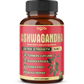 agobi Ashwagandha Supplement 90 veggie capsules front view