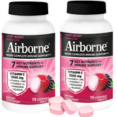 Airborne Chewable Vitamin C 1000mg with Zinc front view
