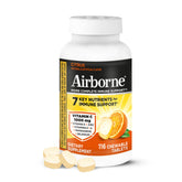 Airborne Citrus Chewable Tablets 116ct front view