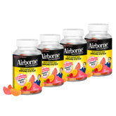 Airborne daily wellness Support Gummies front view with assorted fruit flavours