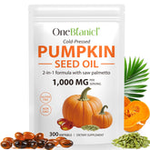 Akeeronn Pumpkin Seed Oil Capsules 1000mg front view
