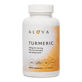 Alaya Naturals Turmeric Supplement front view packaging