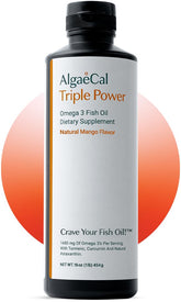 ALGAECAL Omega-3 Fish Oil Supplement 454g front view
