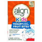 Align Kids Yogurt-Coated Probiotic Fruit Bites packaging front view