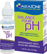 Alkazone Alkaline pH support Drops 1.25 fl oz front view