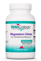 Allergy Research Group Magnesium Citrate 145g capsule bottle front view