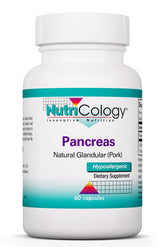 Allergy Research Group Pancreas Pork Multi-Enzyme Supplement front view