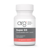 Allergy Research Group Super D3 Vitamin D3 2000 IU capsule front view