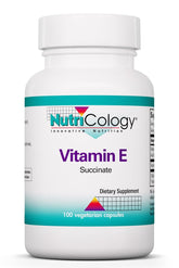 Allergy Research Group Vitamin E Succinate 400 IU capsule bottle front view