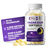 Alliwise Magnesium Glycinate Softgels front view with packaging