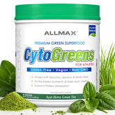 ALLMAX CytoGreens Superfood Powder 535g Acai Berry Green Tea front view
