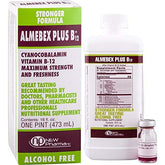 Almebex Plus B12 16 fl. oz front view with packaging