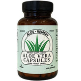 Aloe Remedy Aloe Vera Capsules front view with packaging