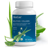 AloeCure Collagen Capsules with Melatonin front view