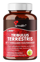 AMALTH Saw Palmetto Herbal Supplement bottle front view