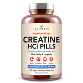 AMANDEAN Creatine HCl 750mg veggie capsules front view