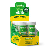 Amazing Grass Green Superfood Effervescent Tablets Lemon Lime flavour front view