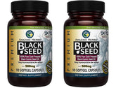 Amazing Herbs Black Seed Oil Capsules front view with packaging