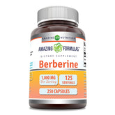 Amazing Nutrition Berberine 500mg Supplement bottle front view