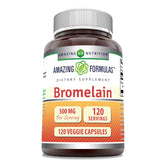 Amazing Nutrition Bromelain 500mg Supplement bottle front view