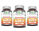 Amazing Nutrition Bromelain 500mg Tablets front view