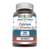 Amazing Nutrition Calcium Supplement 600mg with Vitamin D3 front view